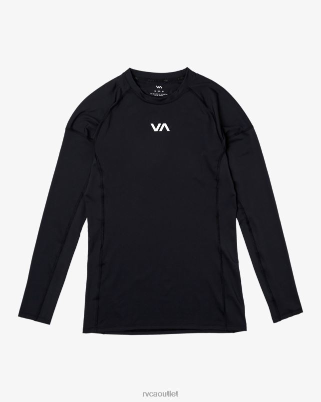 Clothing V84B886 black RVCA Unisex VA Sport Long Sleeve Rashguard