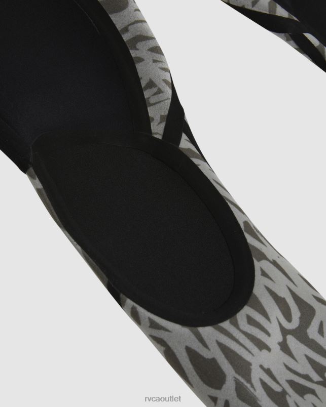 Clothing V84B647 black RVCA Unisex 3/2 Balance Back Zip Fullsuit