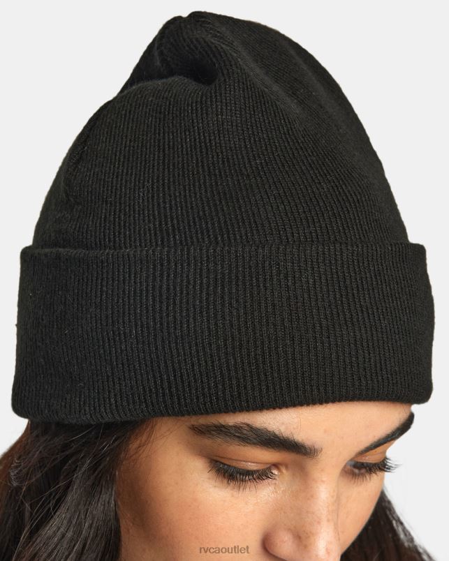 Accessories V84B1308 black RVCA Women Essential Beanie