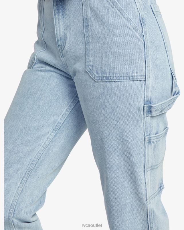 Clothing V84B817 light vintage wash RVCA Women Recession Denim Pants