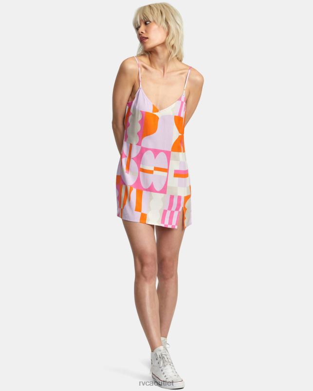Clothing V84B1007 lavender RVCA Women Jesse Brown Mini Dress