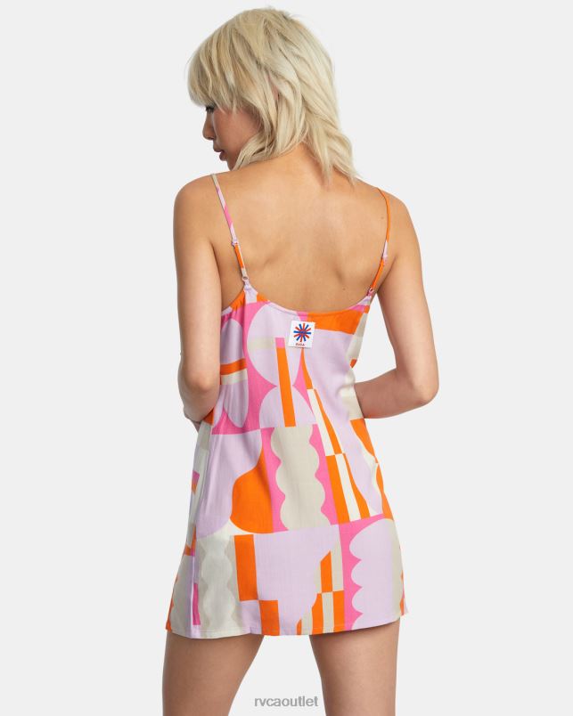 Clothing V84B1007 lavender RVCA Women Jesse Brown Mini Dress