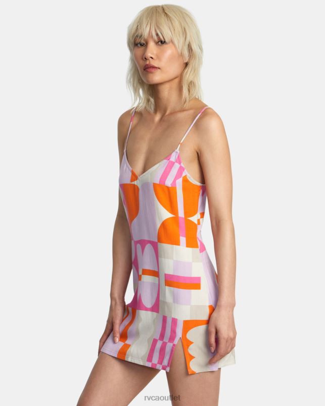 Clothing V84B1007 lavender RVCA Women Jesse Brown Mini Dress