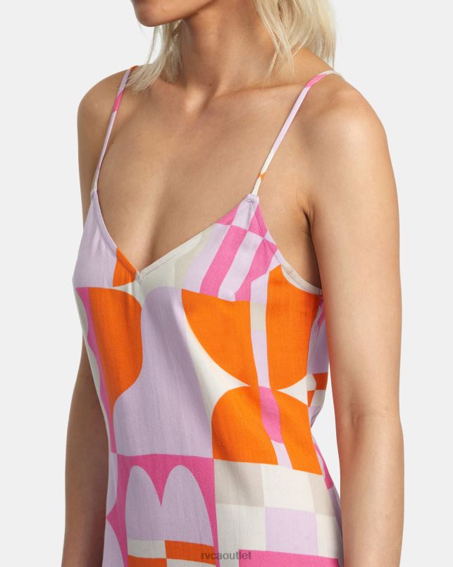 Clothing V84B1007 lavender RVCA Women Jesse Brown Mini Dress