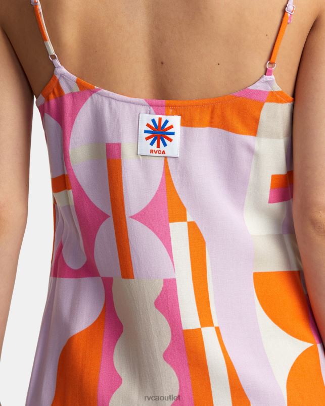 Clothing V84B1007 lavender RVCA Women Jesse Brown Mini Dress