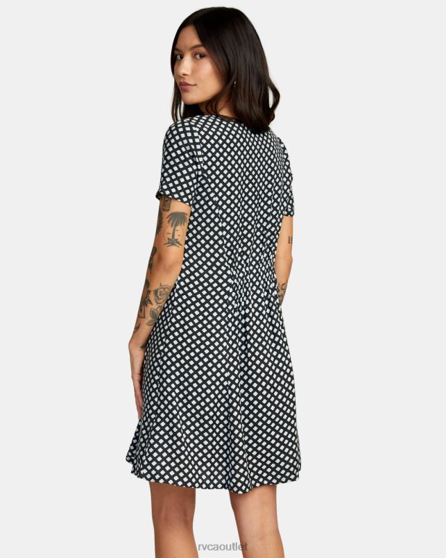 Clothing V84B1098 black RVCA Women Understated Mini Dress