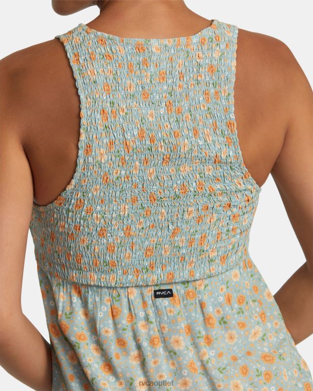 Clothing V84B1169 shale RVCA Women Trigger Mini Dress