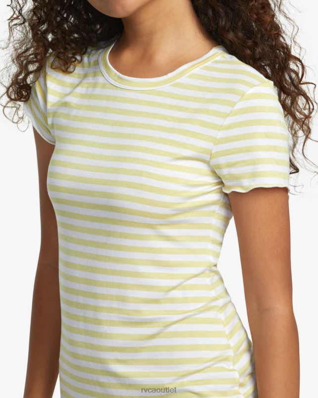 Clothing V84B1183 golden RVCA Women Rover T-Shirt Dress