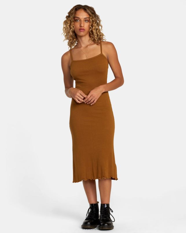 Clothing V84B1198 sienna RVCA Women Slink Midi Dress