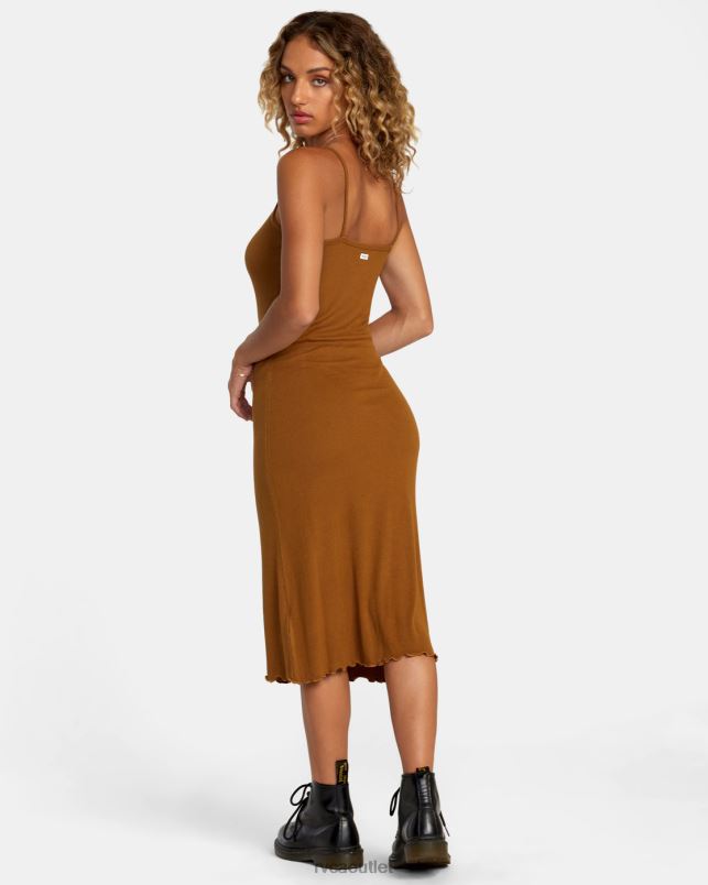 Clothing V84B1198 sienna RVCA Women Slink Midi Dress