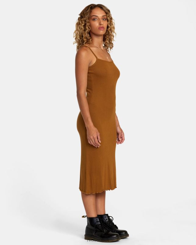 Clothing V84B1198 sienna RVCA Women Slink Midi Dress