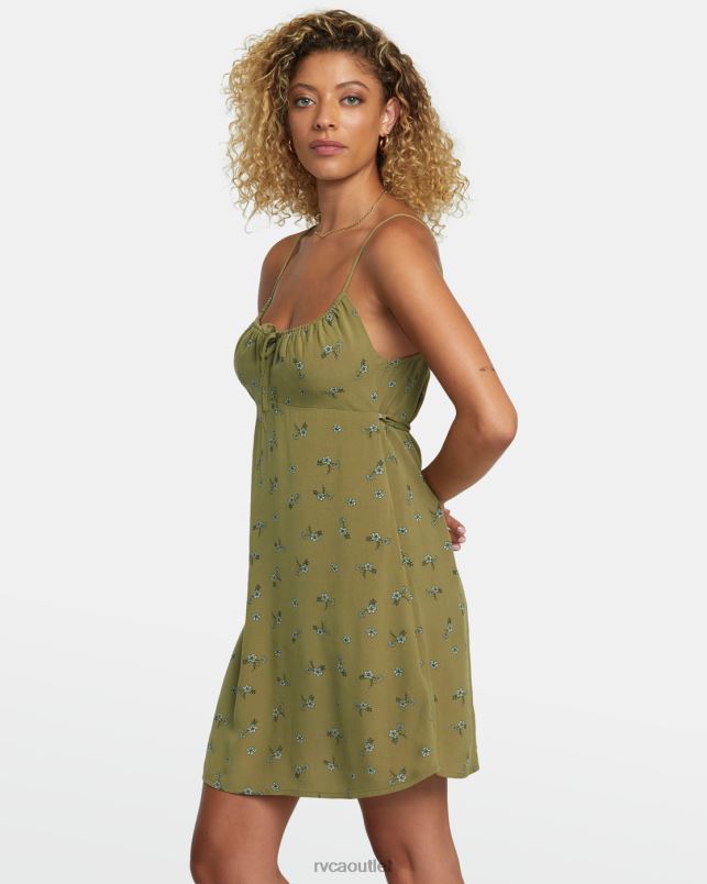 Clothing V84B1224 aloe RVCA Women Hillside Mini Dress