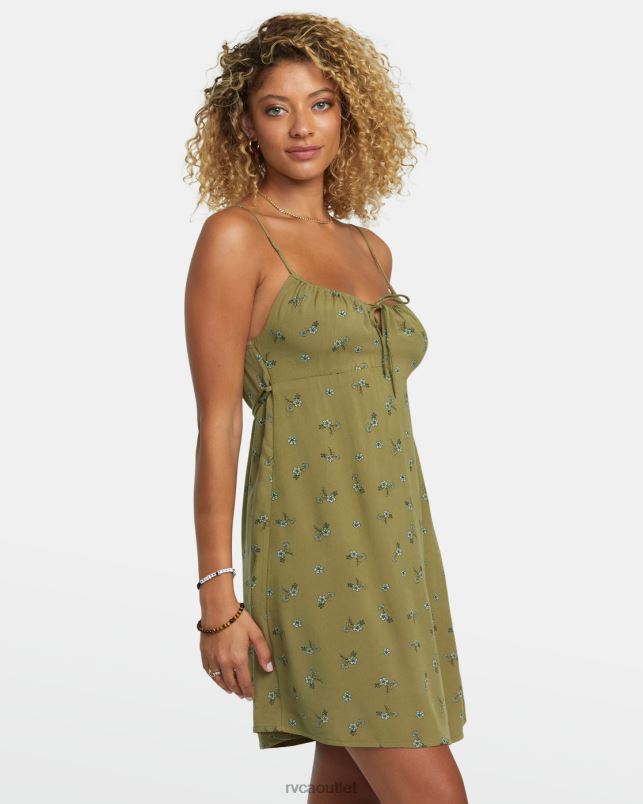 Clothing V84B1224 aloe RVCA Women Hillside Mini Dress