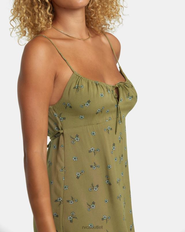 Clothing V84B1224 aloe RVCA Women Hillside Mini Dress