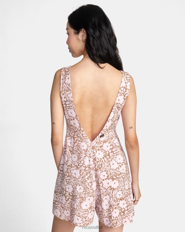 Clothing V84B1271 wood RVCA Women Shifty Romper