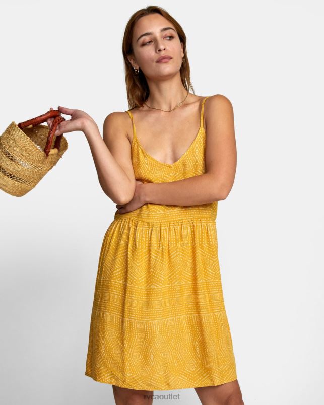 Clothing V84B1327 tinsel RVCA Women Nolan Printed Dress