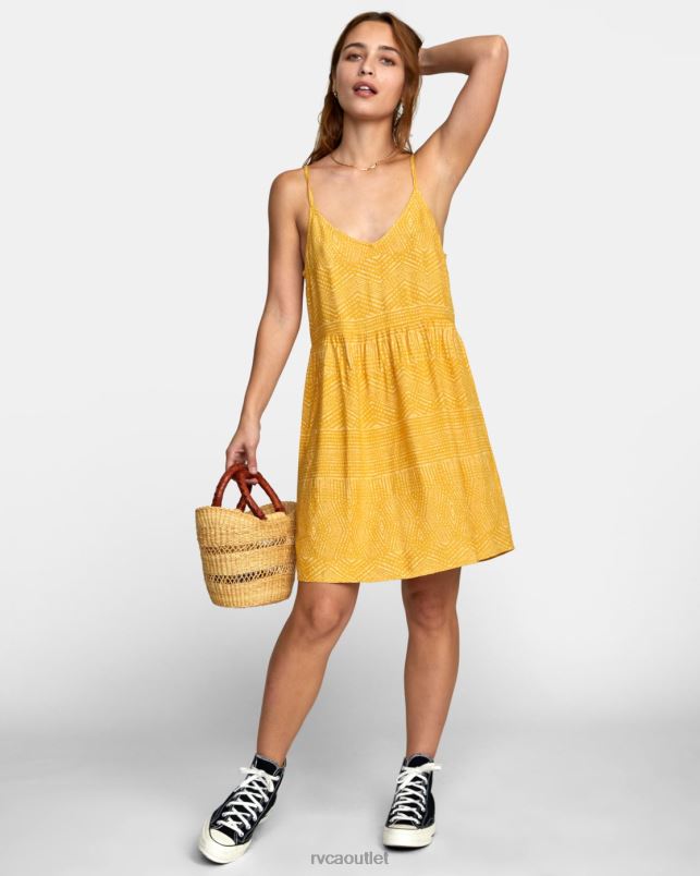 Clothing V84B1327 tinsel RVCA Women Nolan Printed Dress