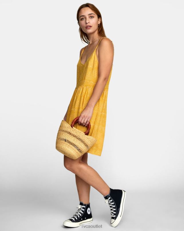 Clothing V84B1327 tinsel RVCA Women Nolan Printed Dress