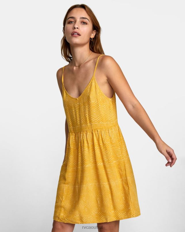 Clothing V84B1327 tinsel RVCA Women Nolan Printed Dress