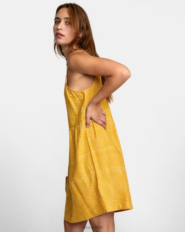 Clothing V84B1327 tinsel RVCA Women Nolan Printed Dress