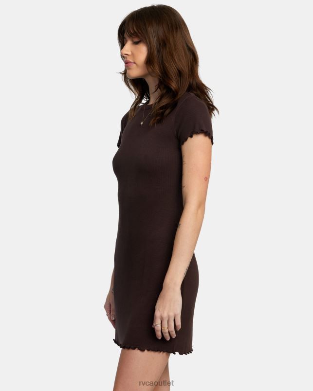 Clothing V84B1342 java RVCA Women Rover Rib Knit Dress