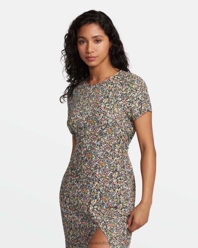 Clothing V84B1365 green flash RVCA Women Dreamscape Dress