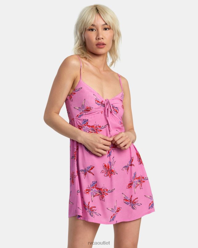 Clothing V84B1380 cyclamen RVCA Women Hau Tree Sleeveless Dress