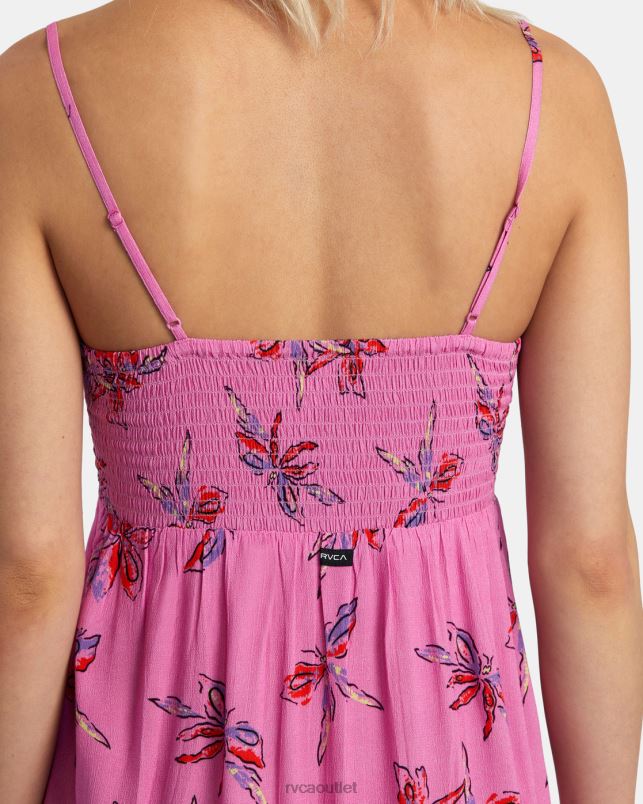 Clothing V84B1380 cyclamen RVCA Women Hau Tree Sleeveless Dress
