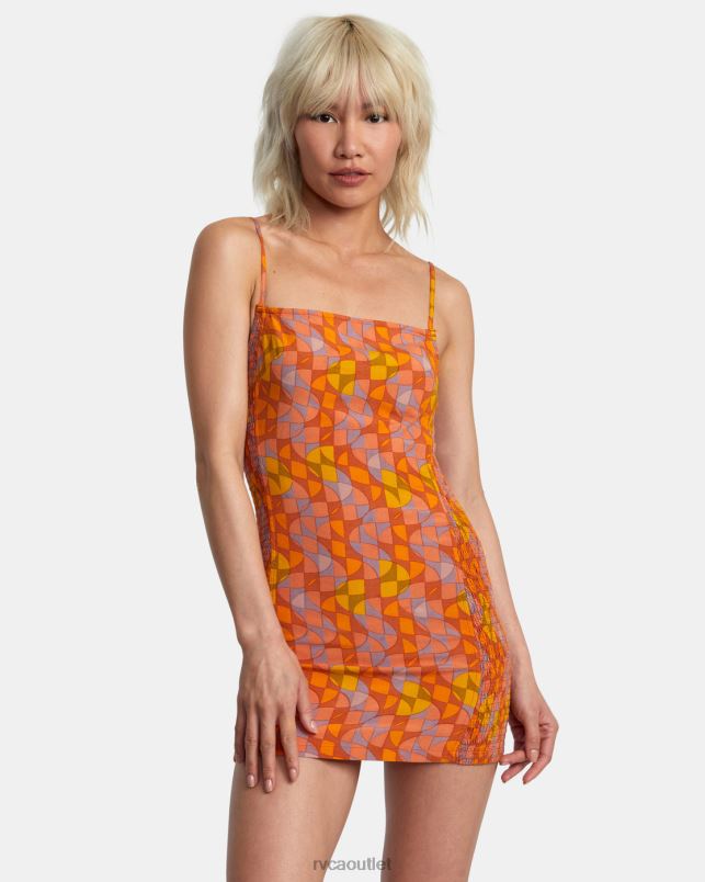 Clothing V84B1403 sandlewood RVCA Women United Bodycon Dress