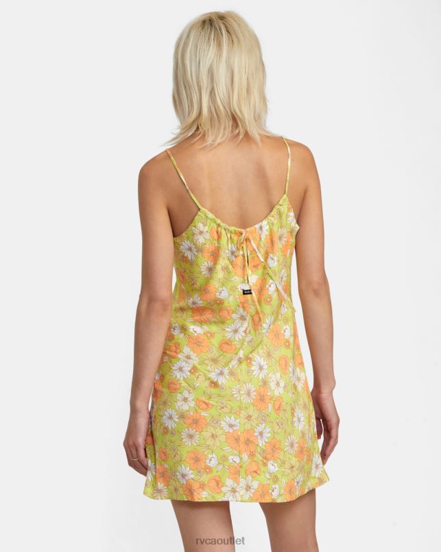 Clothing V84B1438 limeade RVCA Women Macarthur Midi Dress