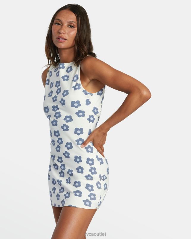 Clothing V84B1458 natural RVCA Women Gogo Mini Dress