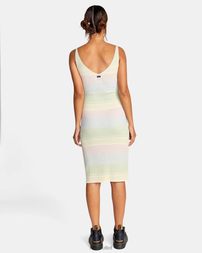 Clothing V84B1463 multi RVCA Women Wildfire Midi Dress