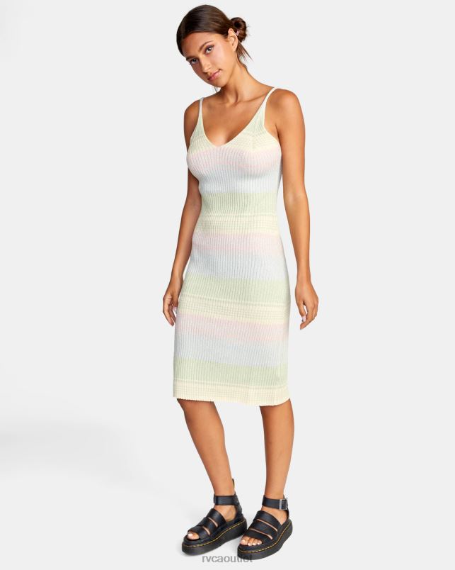 Clothing V84B1463 multi RVCA Women Wildfire Midi Dress