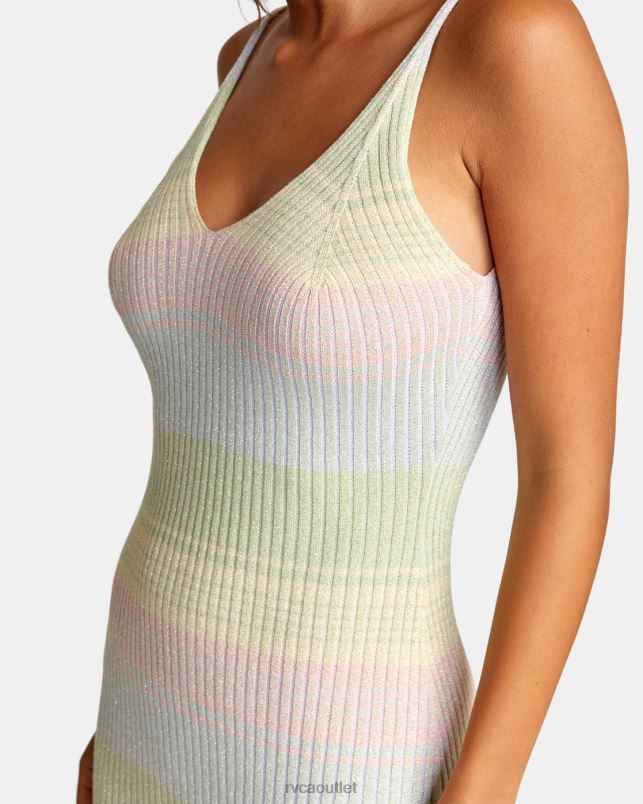 Clothing V84B1463 multi RVCA Women Wildfire Midi Dress