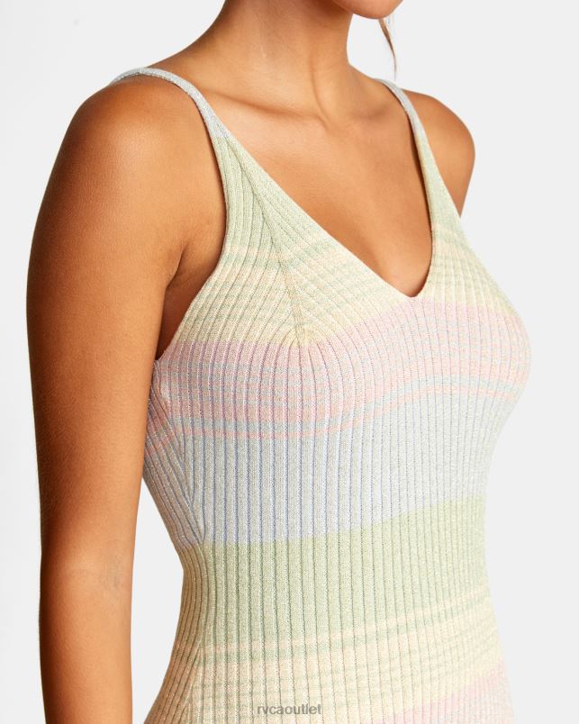 Clothing V84B1463 multi RVCA Women Wildfire Midi Dress