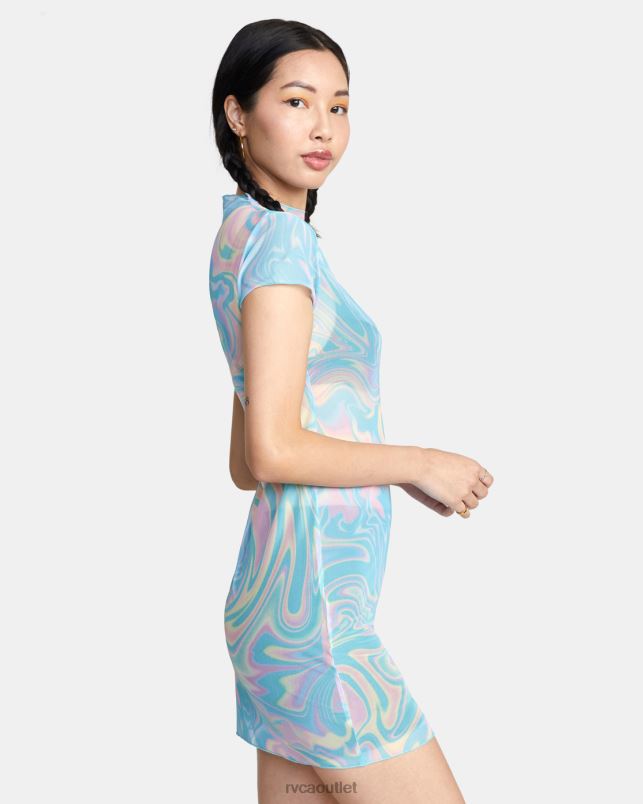 Clothing V84B1479 multi RVCA Women Phantasm Mini Dress