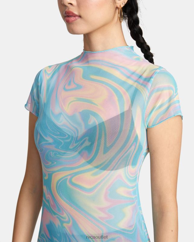 Clothing V84B1479 multi RVCA Women Phantasm Mini Dress