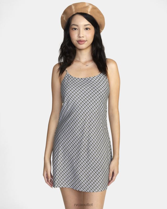 Clothing V84B1546 cloud RVCA Women Macarthur Midi Dress