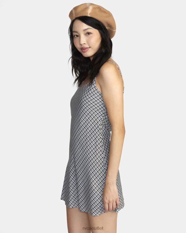 Clothing V84B1546 cloud RVCA Women Macarthur Midi Dress