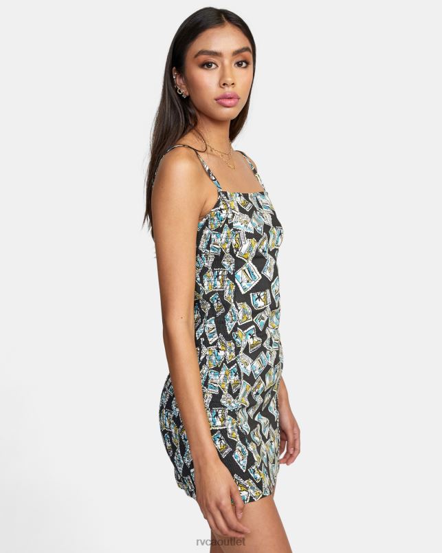 Clothing V84B1548 black RVCA Women United Bodycon Dress