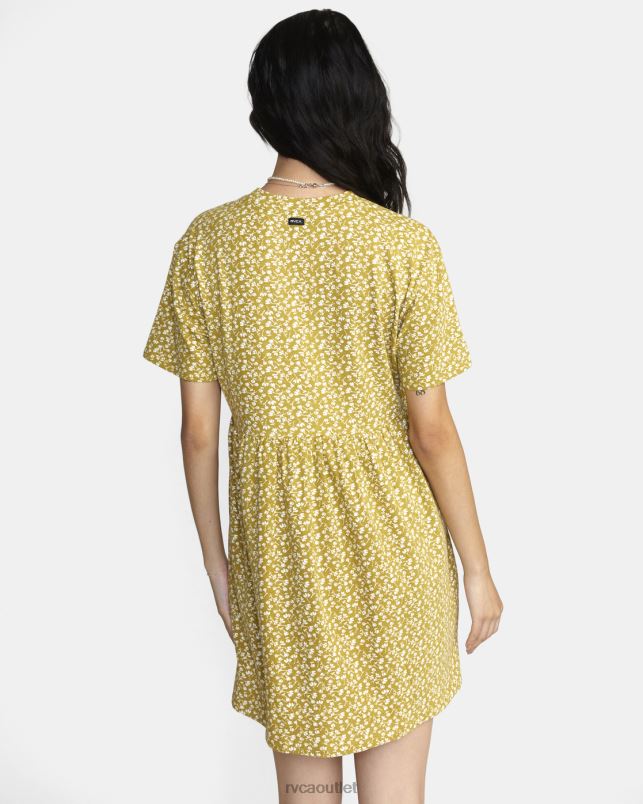 Clothing V84B1550 bronze RVCA Women City Vibes Mini Dress