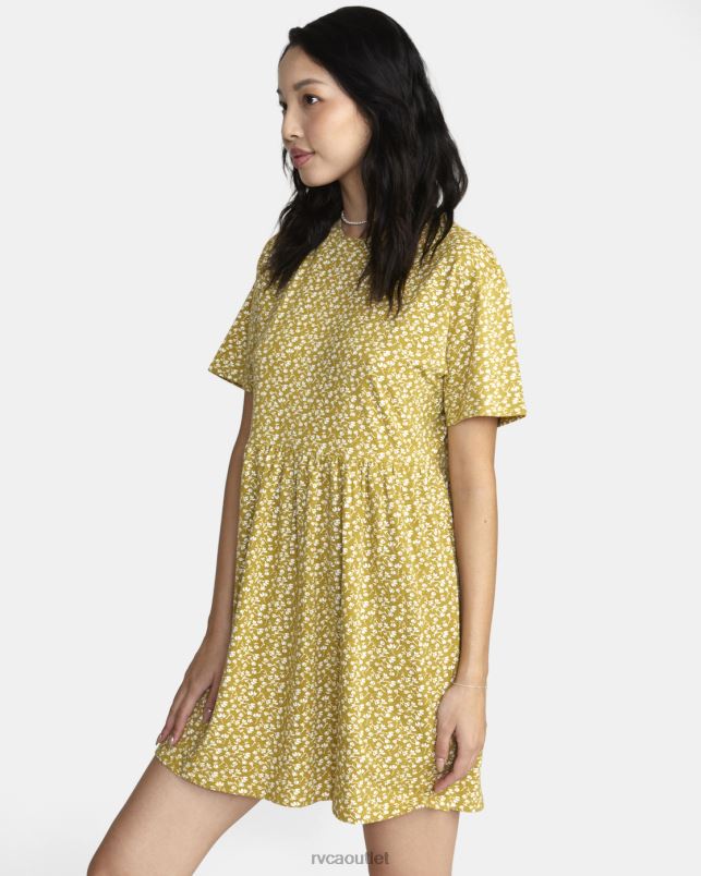 Clothing V84B1550 bronze RVCA Women City Vibes Mini Dress