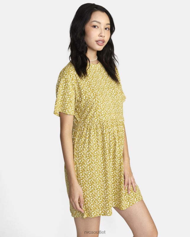 Clothing V84B1550 bronze RVCA Women City Vibes Mini Dress