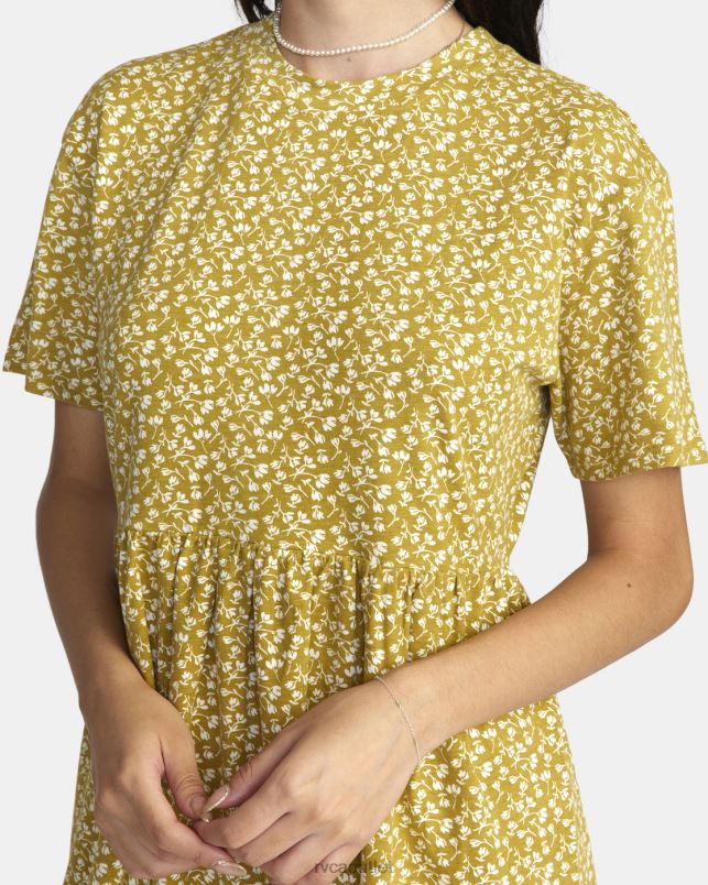 Clothing V84B1550 bronze RVCA Women City Vibes Mini Dress