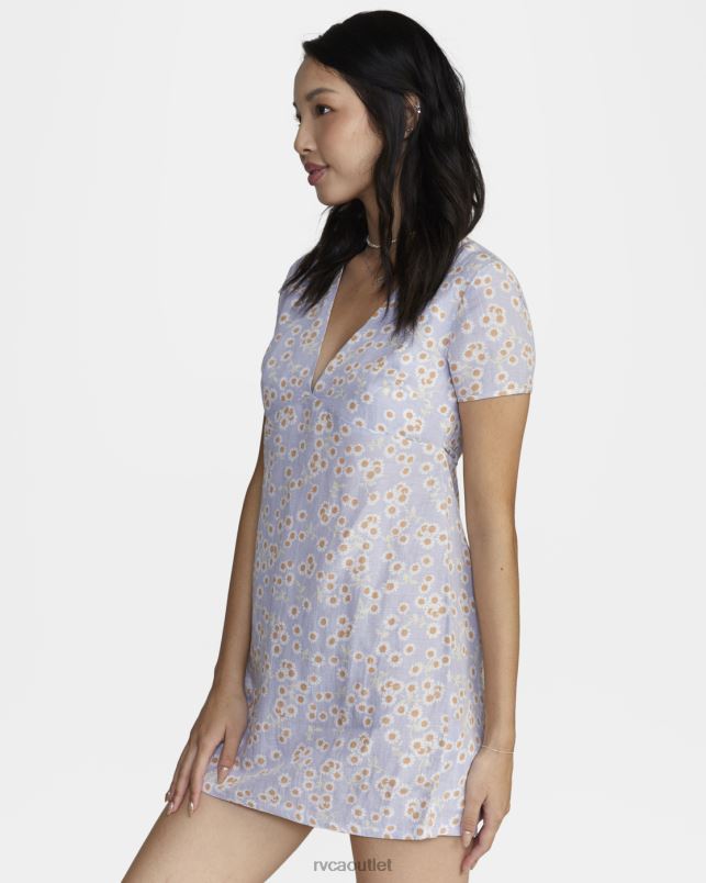 Clothing V84B1559 cosmic sky RVCA Women Veda Mini Dress
