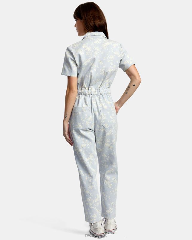 Clothing V84B1565 shore RVCA Women Nightshift Jumpsuit