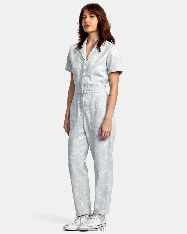 Clothing V84B1565 shore RVCA Women Nightshift Jumpsuit
