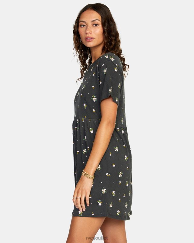 Clothing V84B1573 black RVCA Women City Vibes Mini Dress