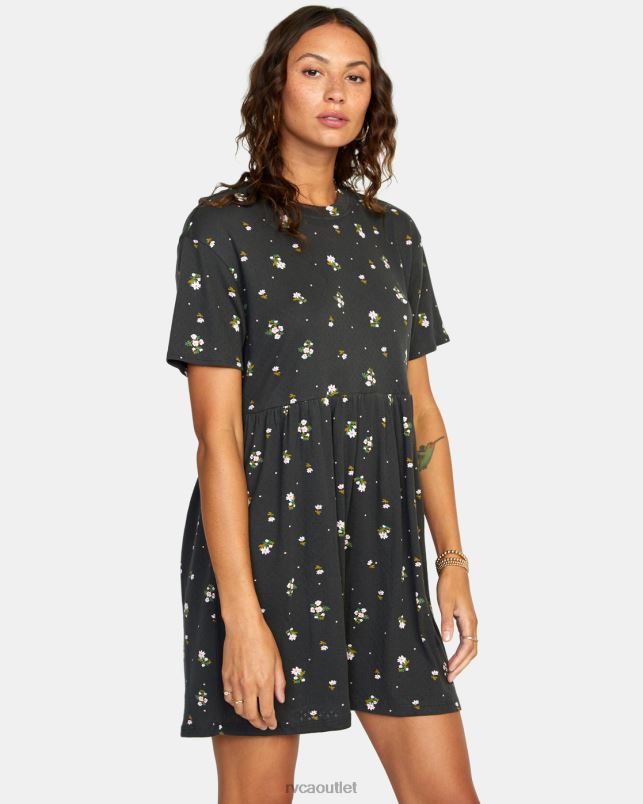 Clothing V84B1573 black RVCA Women City Vibes Mini Dress