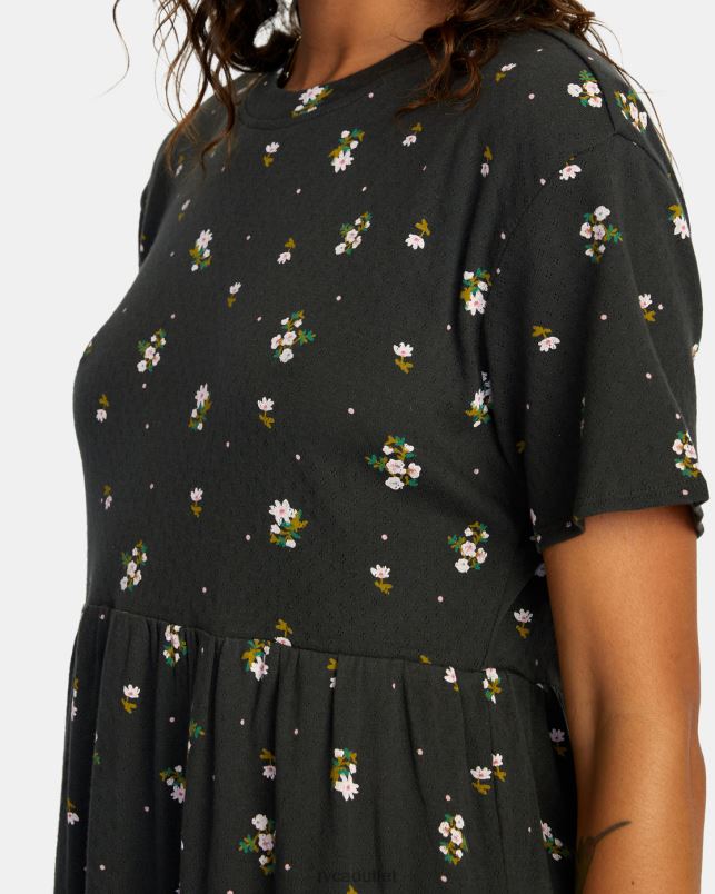 Clothing V84B1573 black RVCA Women City Vibes Mini Dress